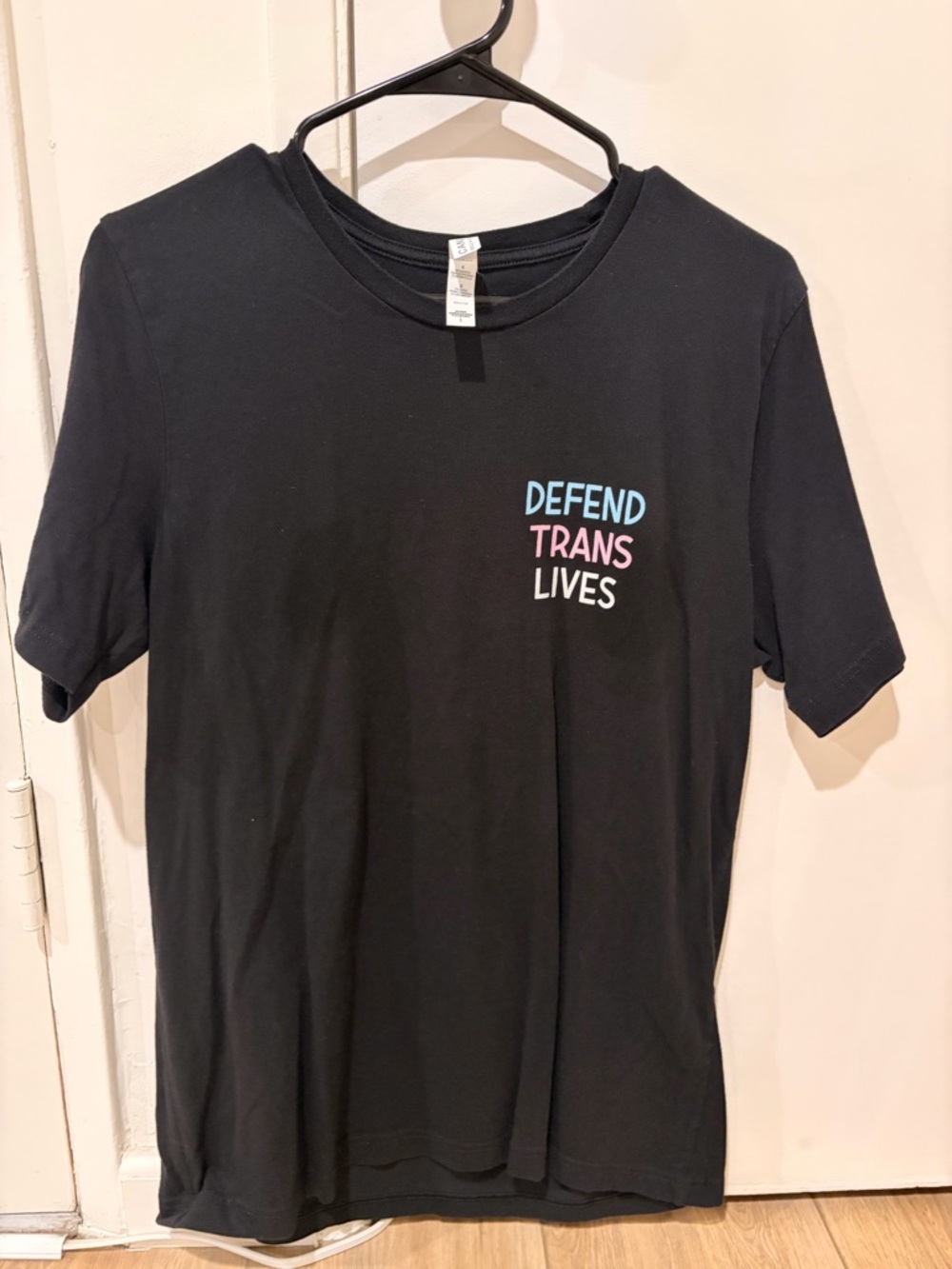 Defend Trans Lives tshirt.